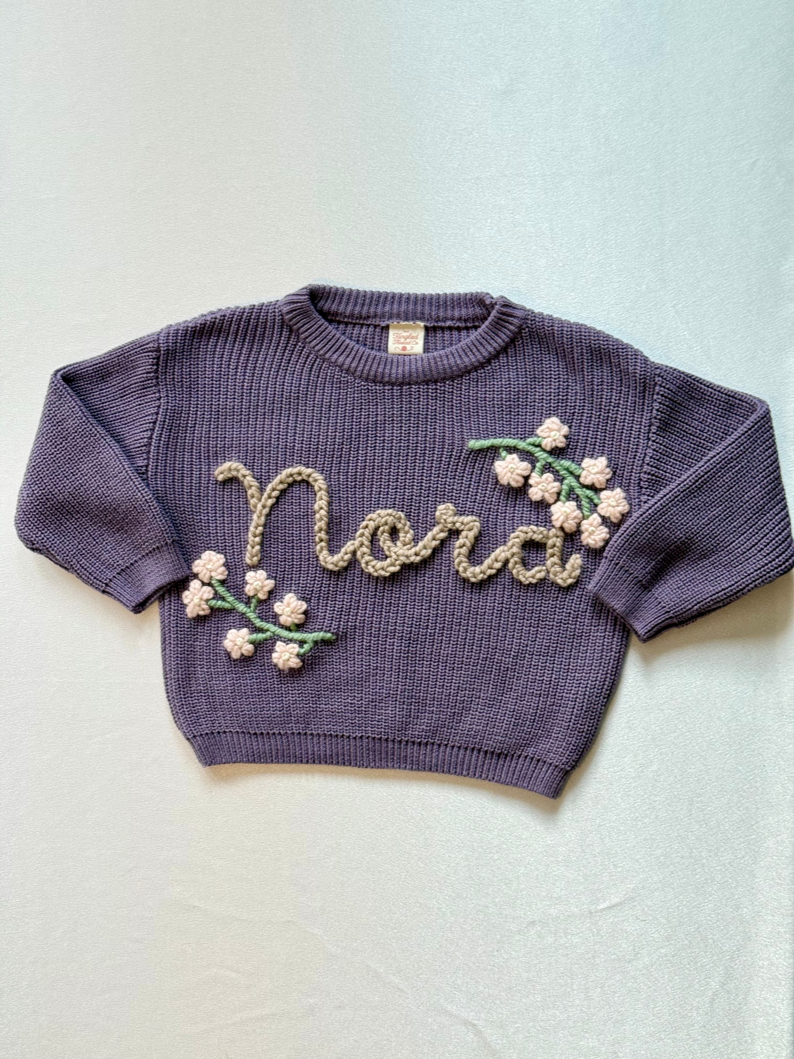 Custom embroidery by The Tangled Thread Co.