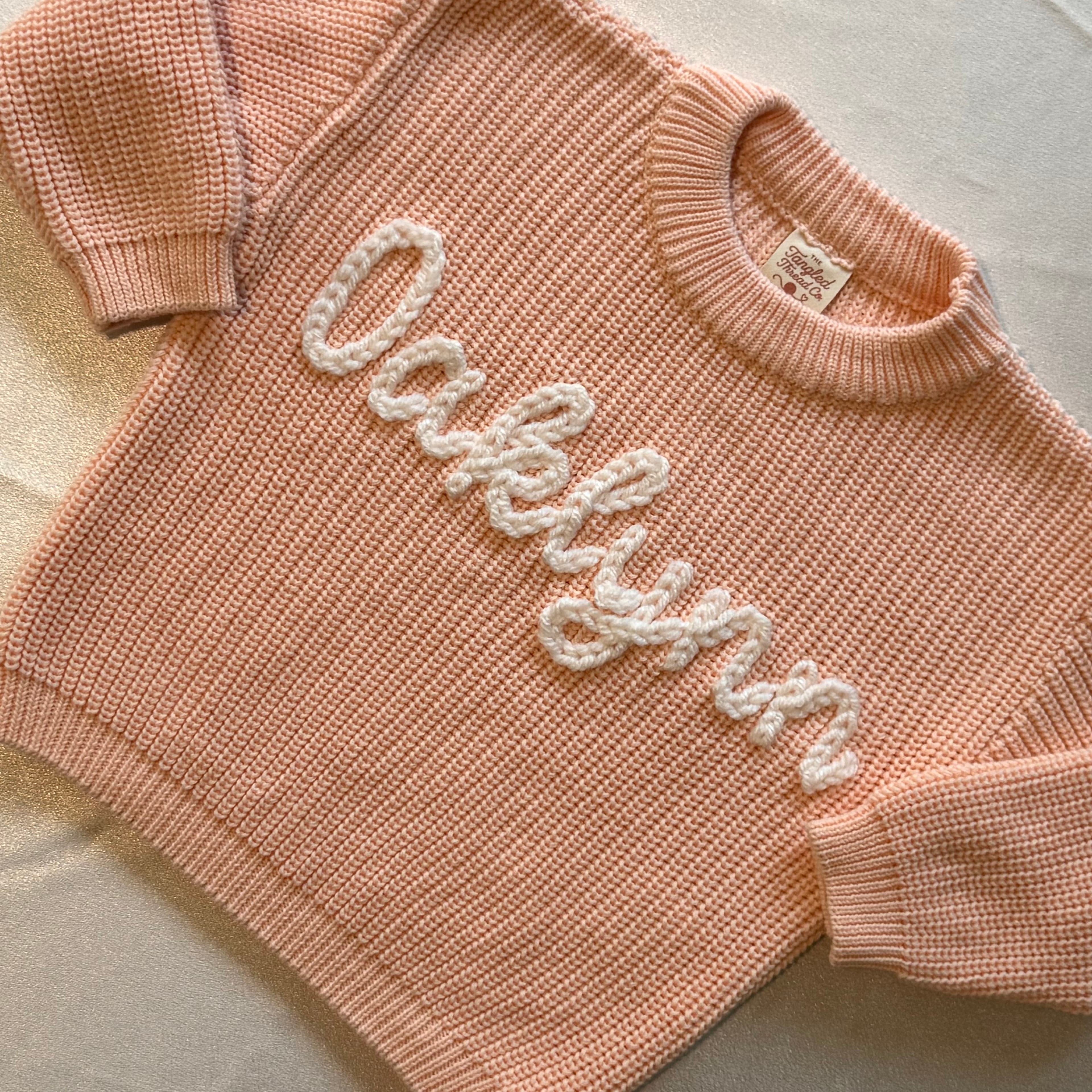 Custom embroidery by The Tangled Thread Co.